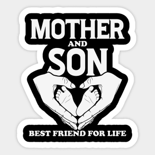 Mother And Son Best Friend For Life Sticker